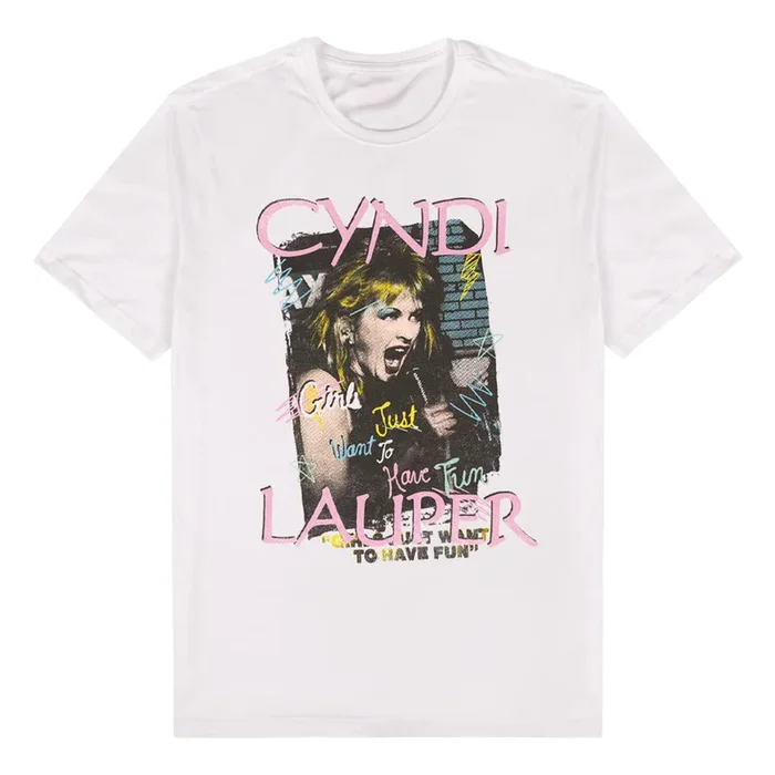 Cyndi Lauper – Girls Just Want To Have Fun T-Shirt (XL)
