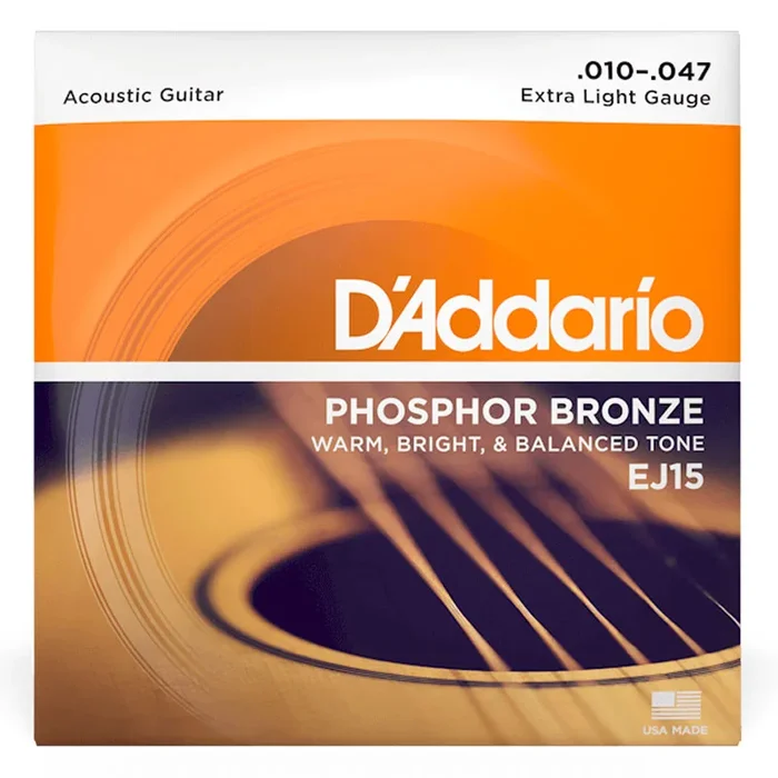 D’Addario 10-47 Acoustic Guitar Strings EJ15