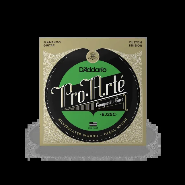 D’ADDARIO EJ25C PRO-ARTÉ FLAMENCO TENSION, COMPOSITE CLASSICAL GUITAR STRINGS – 019954968991