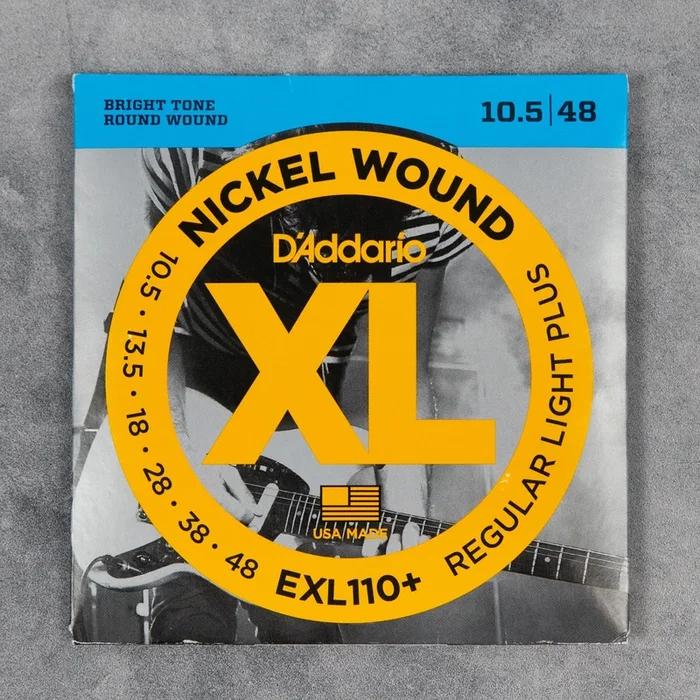 D’Addario EXL110+ Electric Guitar Strings, Regular Light Plus, 10.5-48