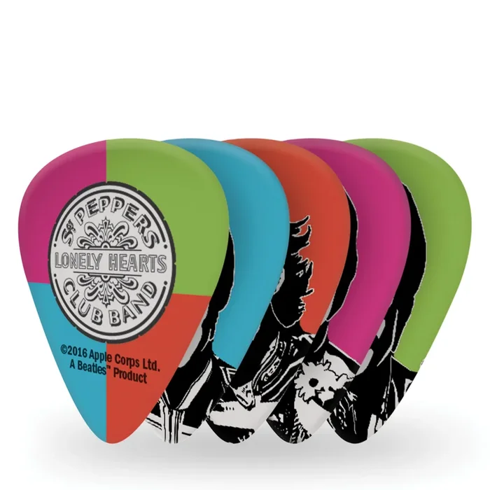 D’Addario Sgt. Pepper’s Lonely Hearts Club Band 50th Anniversary Medium Gauge Guitar Picks,