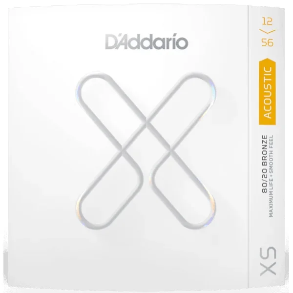 D’addario XS 12-56 Light Top/Medium Bottom Coated Acoustic Guitar Strings