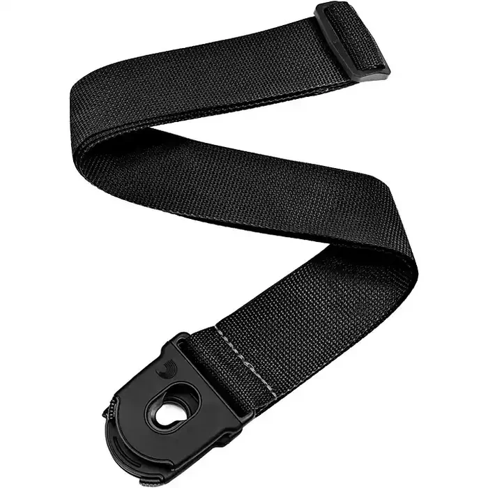 D‘Addario 2″ Polypropylene Planet Lock Guitar Strap Black Guitar Center