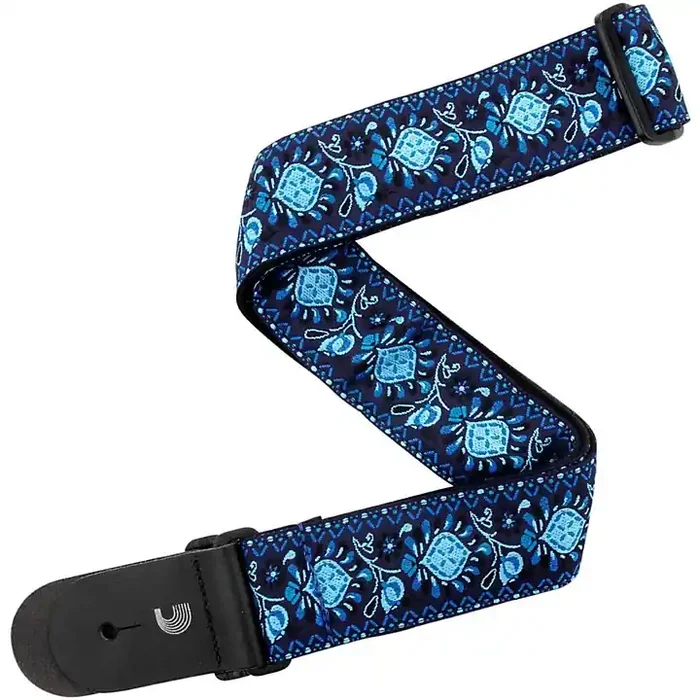 D‘Addario 2″ Woven Guitar Strap, Monterey 2 Blue Guitar Center