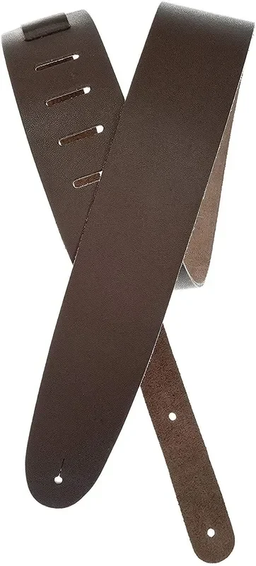 D‘Addario Basic Classic Leather Guitar Strap, Brown