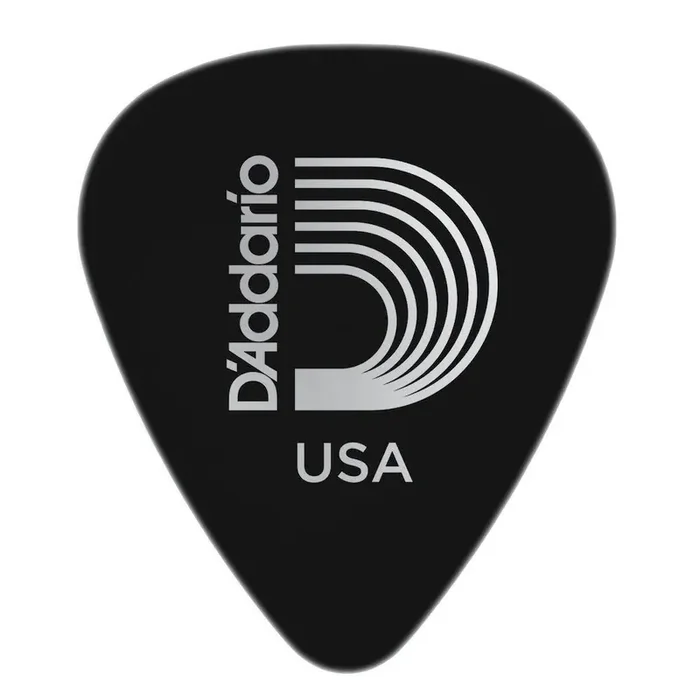 D‘Addario Black Celluloid Guitar Picks, 10 pack, Light