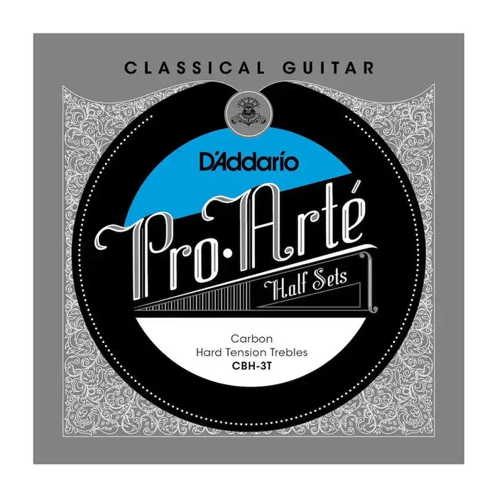 D‘Addario CBH-3T Pro-Arte Carbon Classical Guitar Half Set, Hard Tension