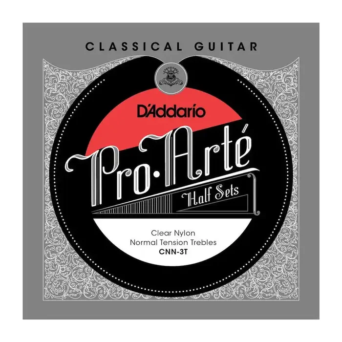 D‘Addario CNN-3T Pro-Arte Clear Nylon Classical Guitar Half Set, Normal Tension