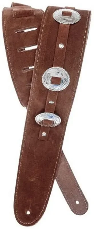 D‘Addario Deluxe Leather Guitar Strap 25SSC01