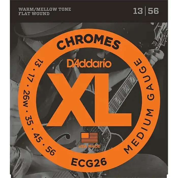 D‘Addario ECG26 Chromes Medium Gauge Electric Guitar Strings Guitar Center