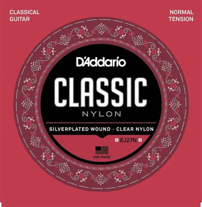 D‘Addario EJ27N Student Nylon Classical Guitar Strings, Normal Tension