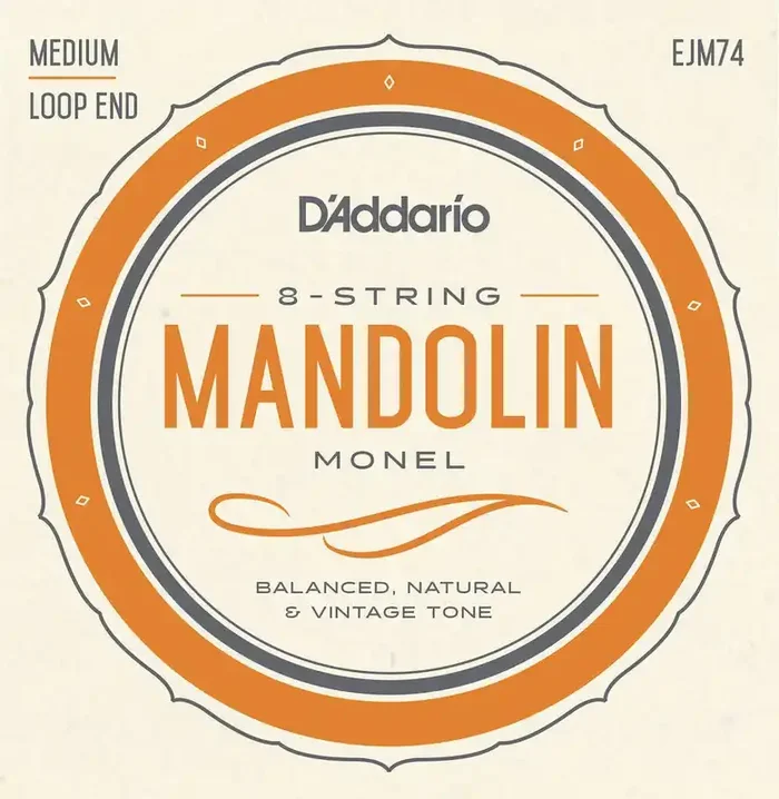 D‘Addario EJM74 Monel Mandolin Strings, Medium, 11-40