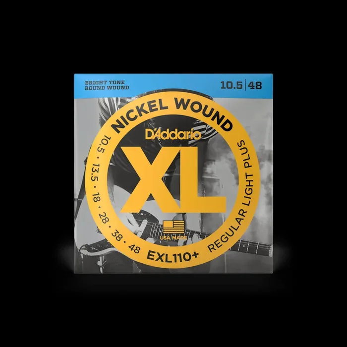 D‘Addario Electric Guitar Nickel Wound, Regular Light Gauge Plus, EXL110+