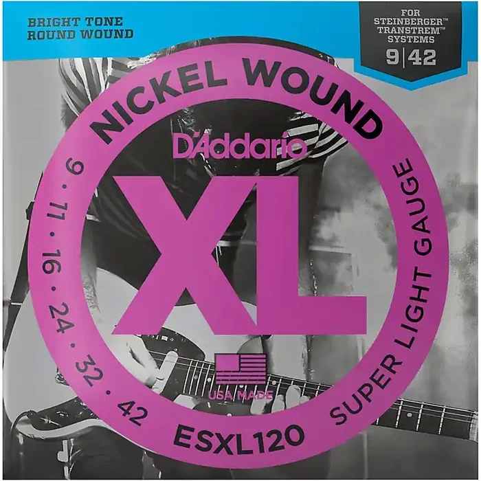 D‘Addario ESXL120 Nickel Double Ball End Super Light Electric Guitar Strings Guitar Center