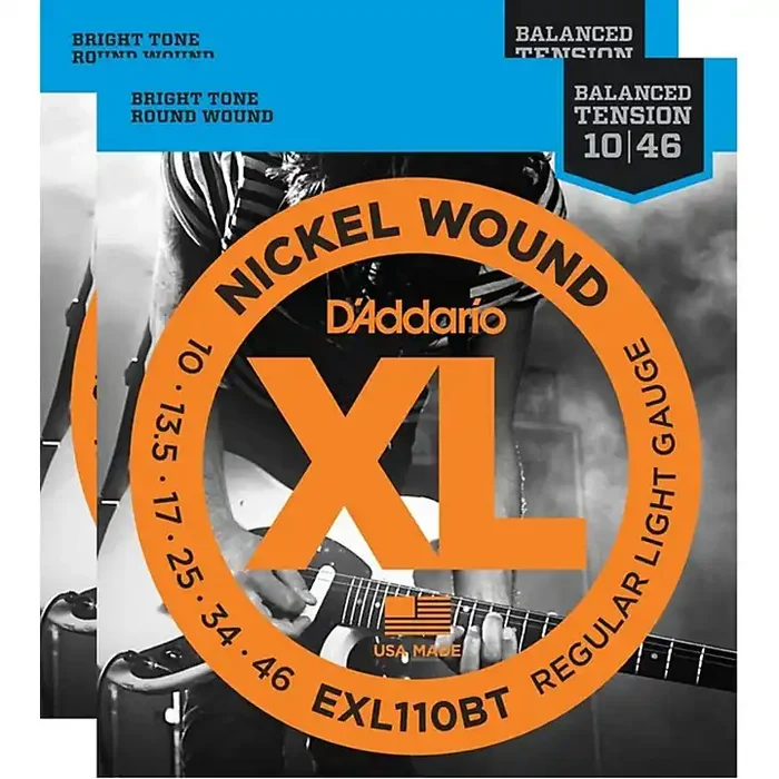 D‘Addario EXL110BT Balanced Tension Lite Electric Guitar Strings (2-Pack) Guitar Center