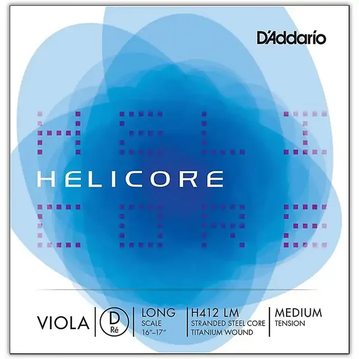 D‘Addario H412 Helicore Long Scale Viola D String 16+ Long Scale Medium Guitar Center