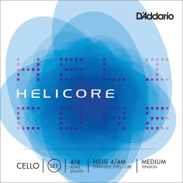 D‘Addario Helicore Cello String Set, 4/4 Scale, Medium Tension