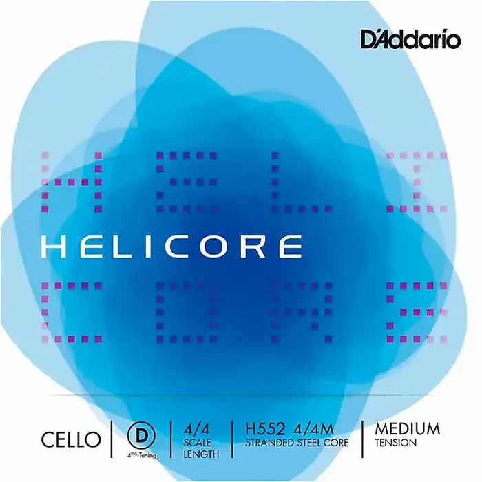 D‘Addario Helicore Fourths Tuning Cello D String 4/4 Size, Medium Guitar Center