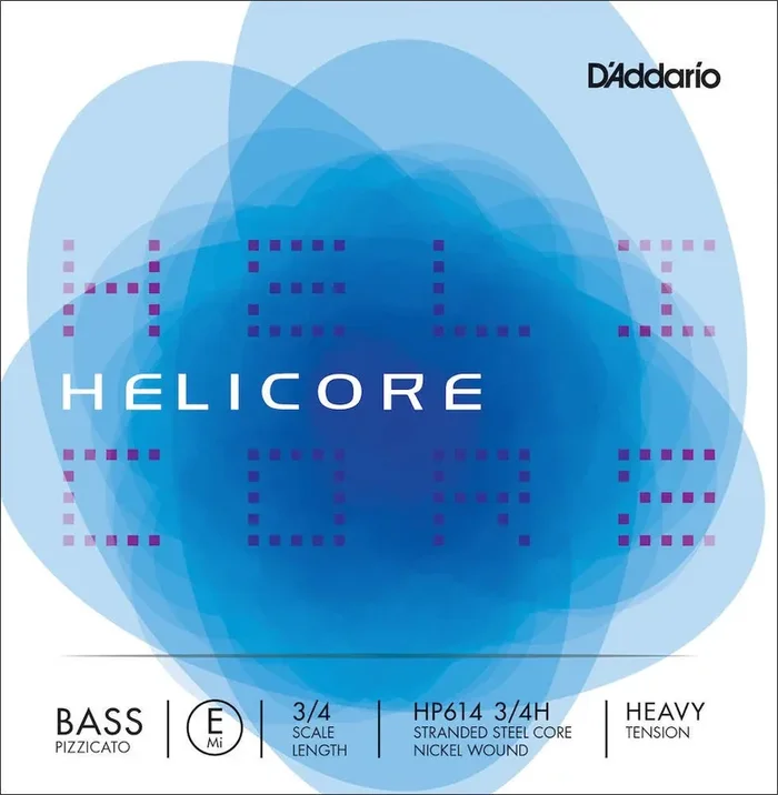 D‘Addario Helicore Pizzicato Bass Single E String, 3/4 Scale, Heavy Tension