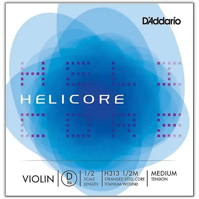 D‘Addario Helicore Violin Single D String 1/2 Size Guitar Center