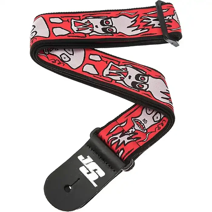 D‘Addario Joe Satriani Nylon Guitar Strap Red/White Up In Flames Guitar Center