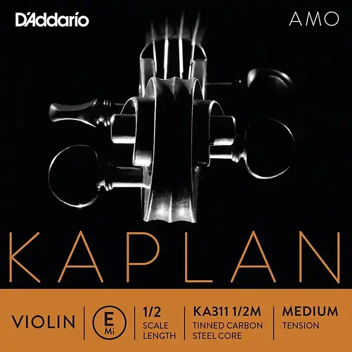 D‘Addario Kaplan Amo Series Violin E String 1/2 Size, Medium Guitar Center