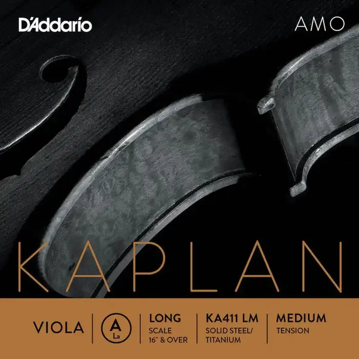 D‘Addario Kaplan Amo Viola A String, Long Scale, Medium Tension