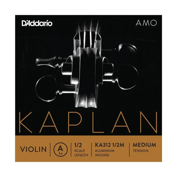 D‘Addario Kaplan Amo Violin A String, 1/2 Scale, Medium Tension