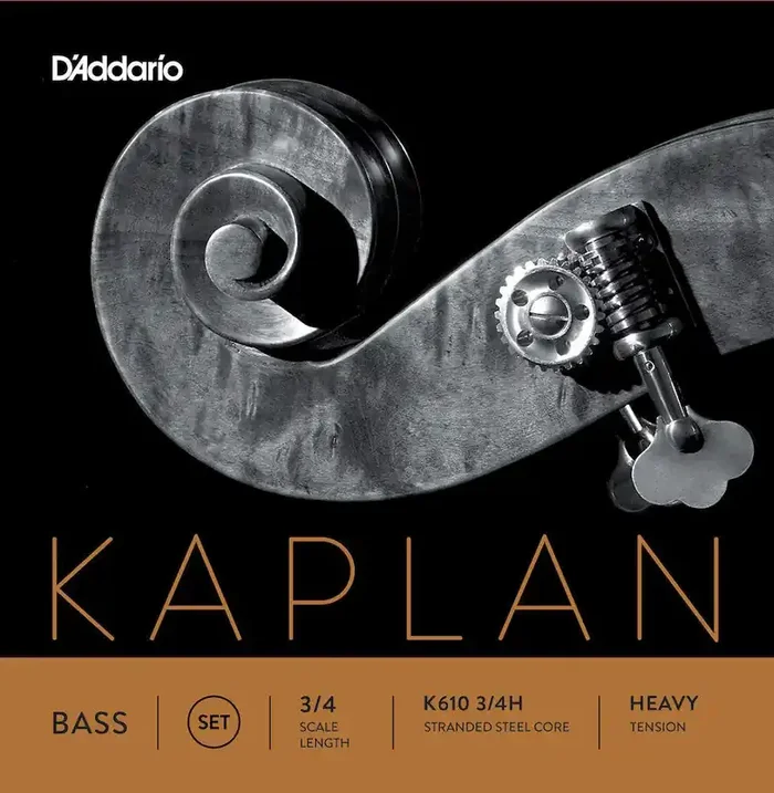 D‘Addario Kaplan Bass String Set, 3/4 Scale, Heavy Tension