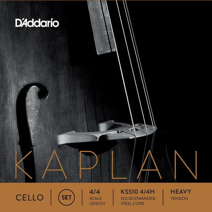 D‘Addario Kaplan Cello String Set, 4/4 Scale, Heavy Tension
