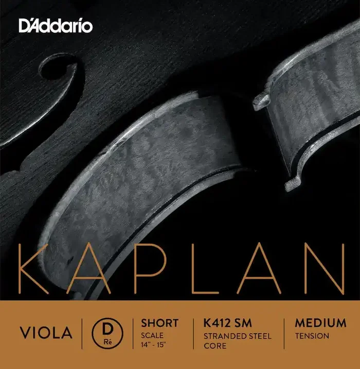 D‘Addario Kaplan Forza Viola String Set, Short Scale, Medium Tension K412 SM