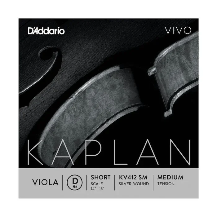 D‘Addario Kaplan Vivo Viola D String, Short Scale, Medium Tension