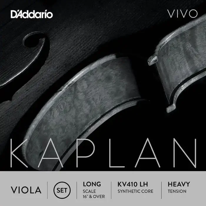 D‘Addario Kaplan Vivo Viola String Set, Long Scale, Heavy Tension