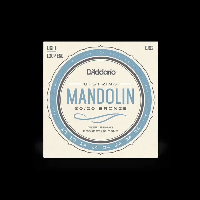 D‘Addario Mandolin Light 80/20 Bronze Strings EJ62