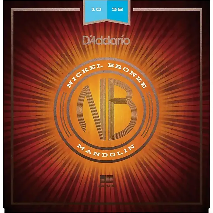 D‘Addario NBM1038 Nickel Bronze Light Mandolin Strings (10-38) Guitar Center
