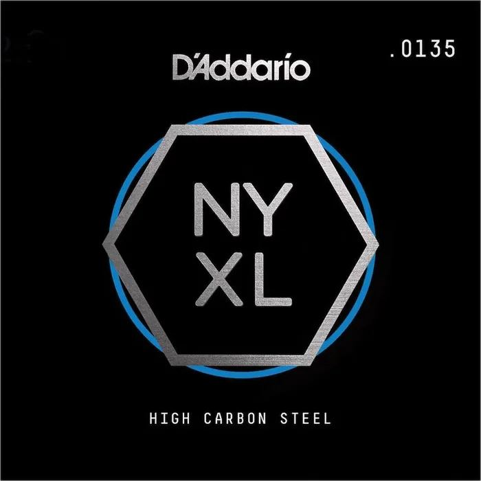 D‘Addario NYS0135 Single Plain Steel Guitar String, .0135