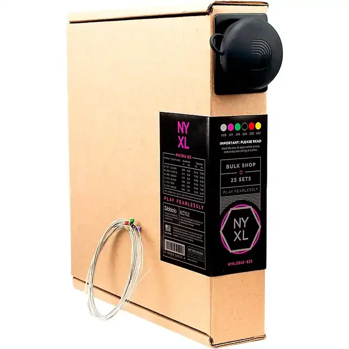 D‘Addario NYXL0942 Nickel Wound Electric Guitar Strings, Super Light, 09-42 – 25 Sets Guitar Center