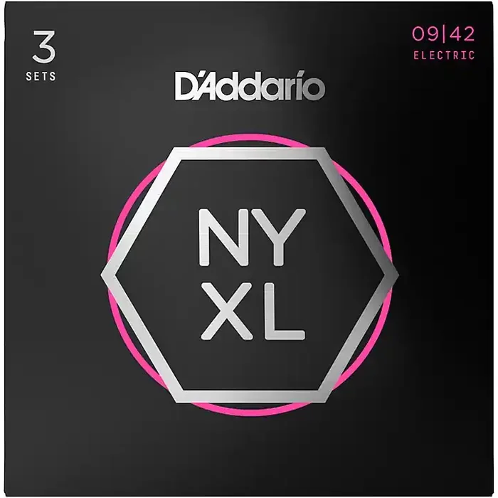 D‘Addario NYXL0942 Super-Light 3-Pack Electric Guitar Strings Guitar Center