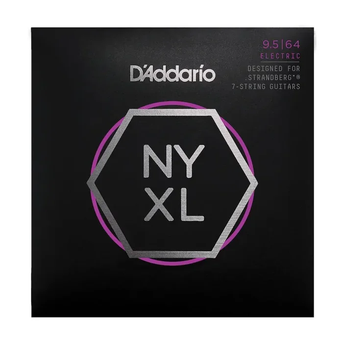 D‘Addario NYXL09564SB, Nickel Wound, Strandberg 7-String, Super Light Plus, 095-64