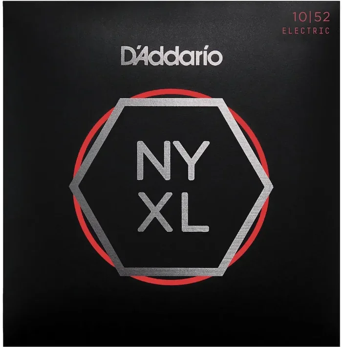 D‘Addario NYXL1052 Nickel Wound Electric Guitar Strings, Light Top / Heavy Bottom, 10-52