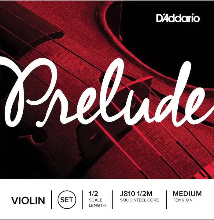 D‘Addario Prelude Violin String Set, 1/2 Scale, Medium Tension