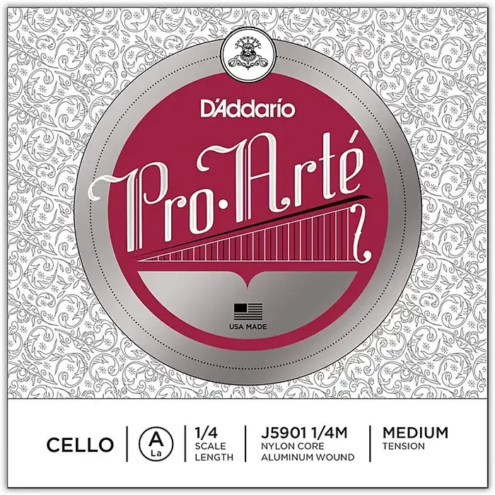 D‘Addario Pro-Arte Series Cello A String 1/4 Size Guitar Center