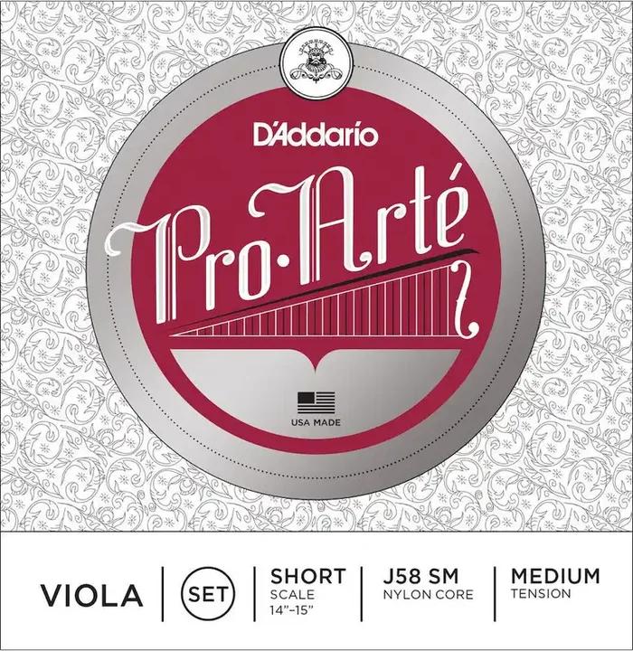 D‘Addario Pro-Arte Viola String Set, Short Scale, Medium Tension