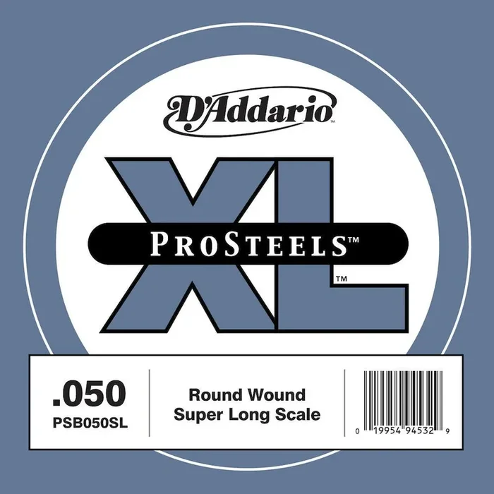 D‘Addario PSB050SL ProSteels Bass Guitar Single String, Super Long Scale, .050