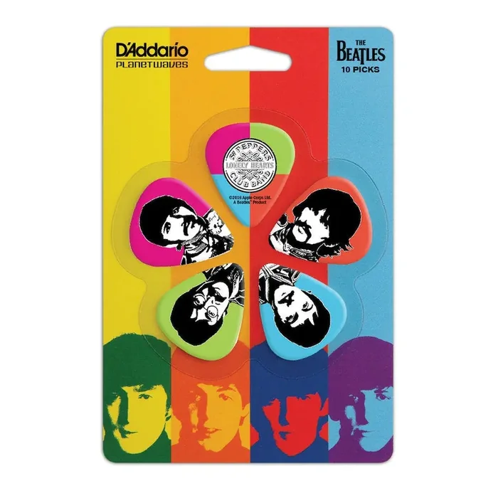 D‘Addario Sgt. Pepper‘s Lonely Hearts Club Band 50th Anniversary Medium Gauge Guitar Picks,