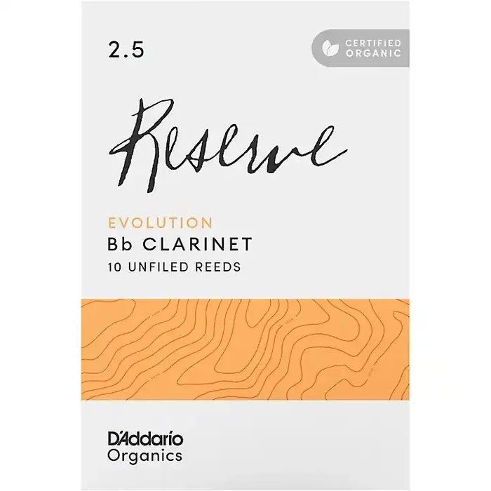 D‘Addario Woodwinds Reserve Evolution, Bb Clarinet – Box of 10 2.5 Guitar Center