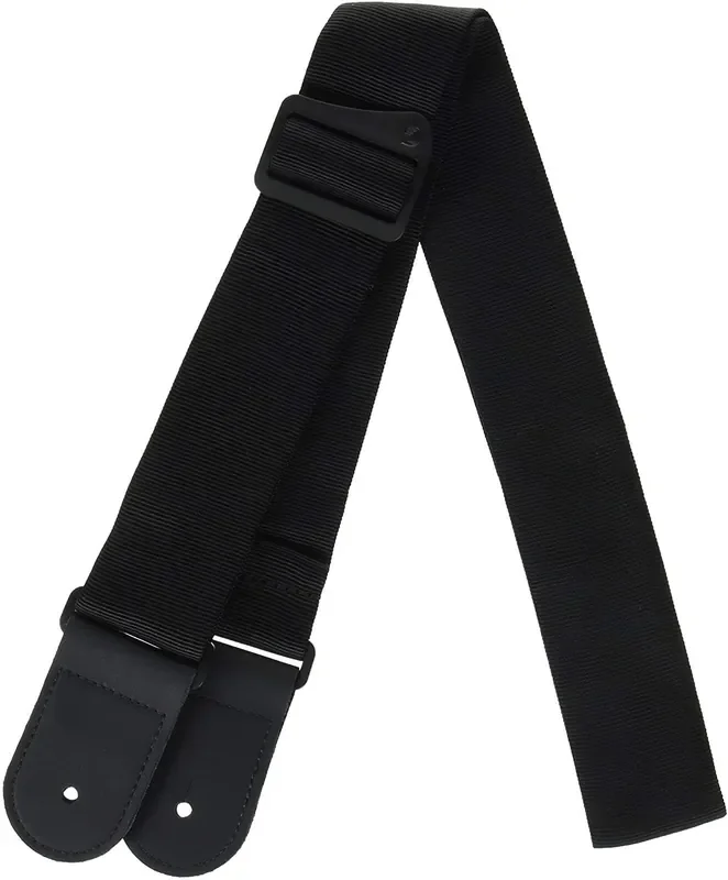 D‘Addario Woven Guitar Strap, Black Tube