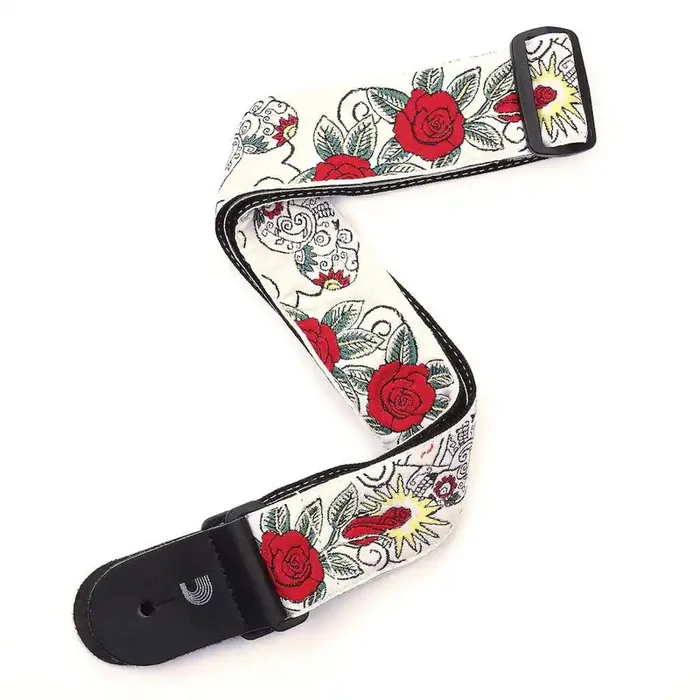 D‘Addario Woven Guitar Strap, Dia de los Muertos