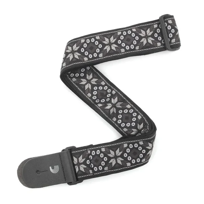 D‘Addario Woven Guitar Strap, Monterey 4, Black