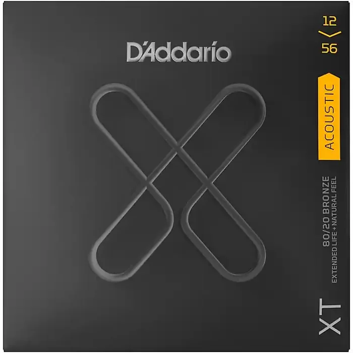 D‘Addario XT 80/20 Bronze Acoustic Guitar Strings, Light, 12-56 Guitar Center